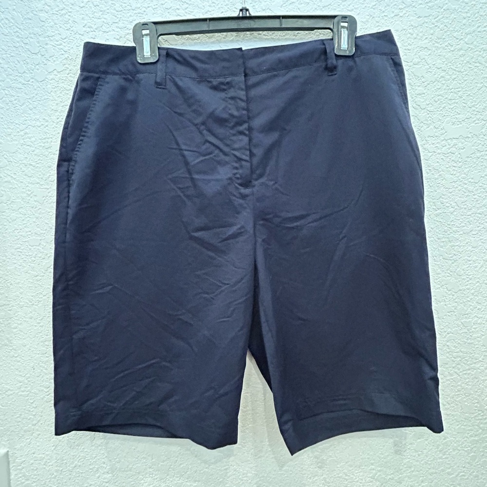 Charter Club Blue Flat Front Shorts B17
